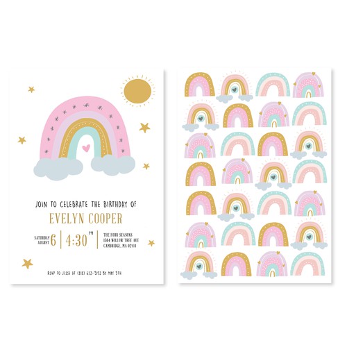 Card artwork with the title 'Card Illustration Design'