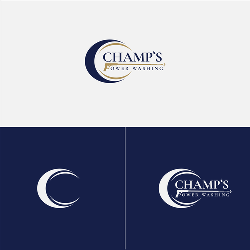 Cleaning and maintenance logo with the title 'Champs Refine Logo'