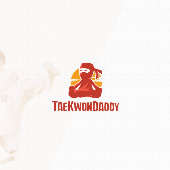 Daddy logo with the title 'Neat character logo'