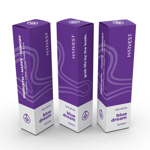 Packaging with the title 'LABEL & 3D RENDER'