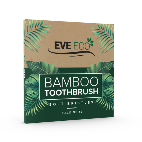 Bamboo design with the title 'EveEco - Bamboo toothbrush Box Design'