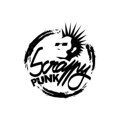 Beer brand with the title 'Funky Logo for a Punk Craft Beer'