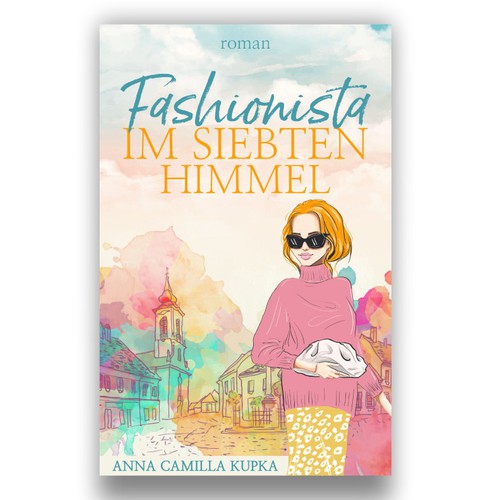 Fashion book cover with the title 'FASHIONISTA'
