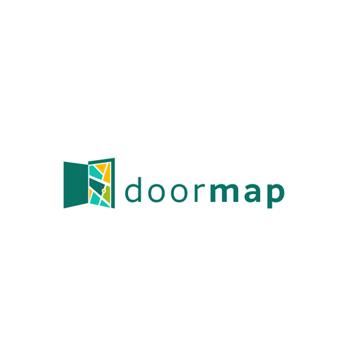 Door design with the title 'Doormap logo concept.'