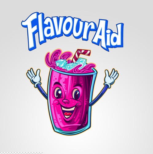 Food and drink artwork with the title 'Bold glass character'