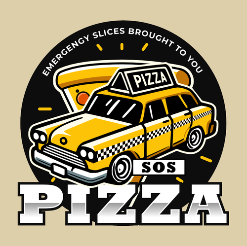 Trauma logo with the title 'SOS Pizza'