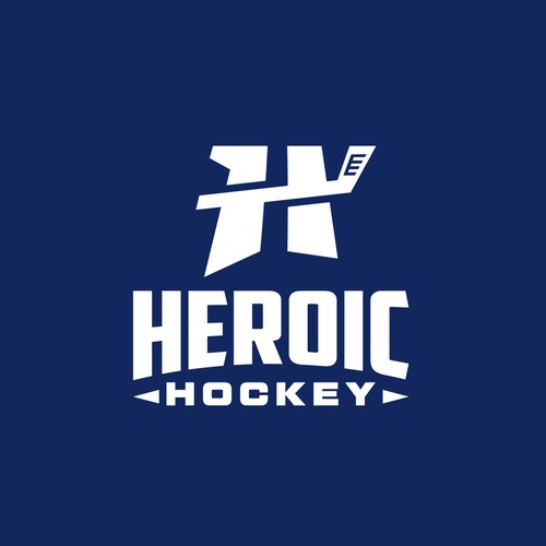 Hockey logo with the title 'Winner of Heroic Hockey Contest'