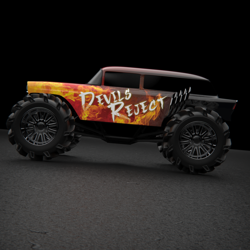 Nomad design with the title 'Chevy Nomad mega monster'