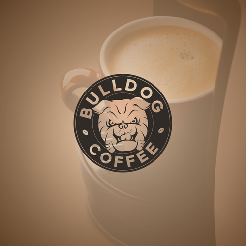 Bulldog design with the title 'Bulldog Coffee'