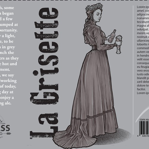 Beer illustration with the title 'Beer Girl'