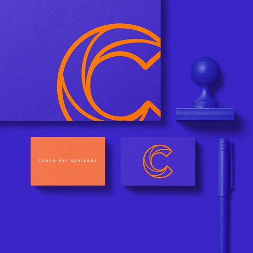 Cobalt blue logo with the title 'Cardo P2P Advisors'