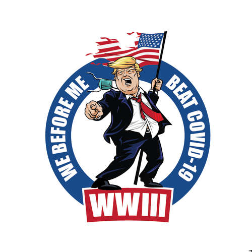 Eagle american flag logo with the title 'WWIII'