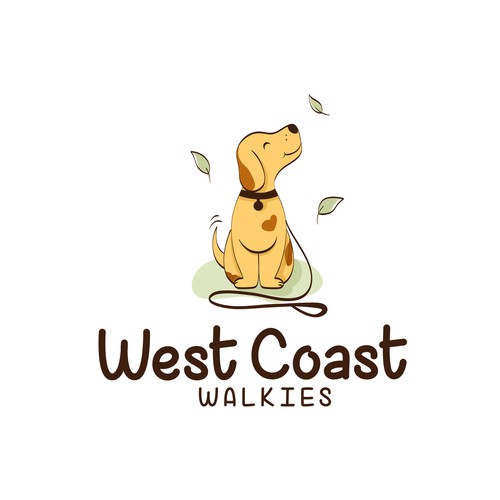 Animal logo with the title 'Logo for the pet and pet industry companies - "West Coast Walkies"'