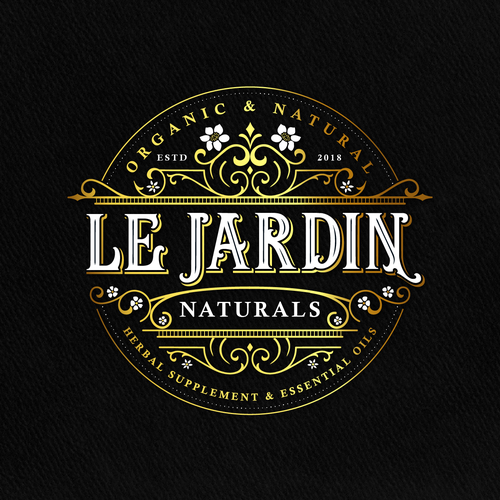 French logo with the title 'Le Jardin Naturals'