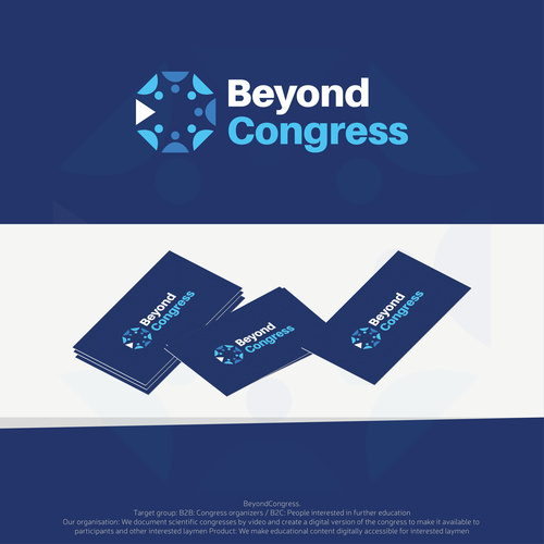 Media brand with the title 'Concept Logo Beyond Congress '