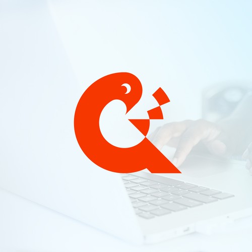 Service brand with the title 'Logo for a web platform'