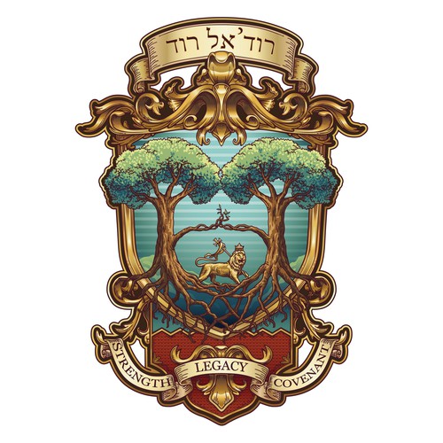 Design with the title 'Family Crest'