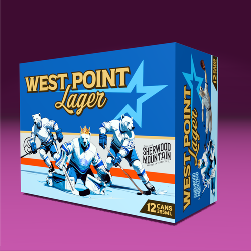 Beer packaging with the title 'Beer Case Design'