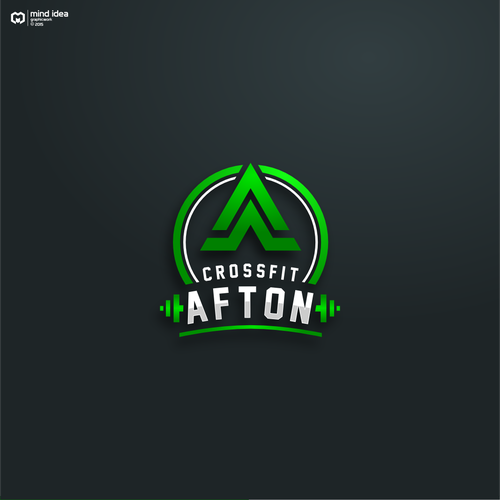 CrossFit logo with the title 'Logo for Crossfit Afton'