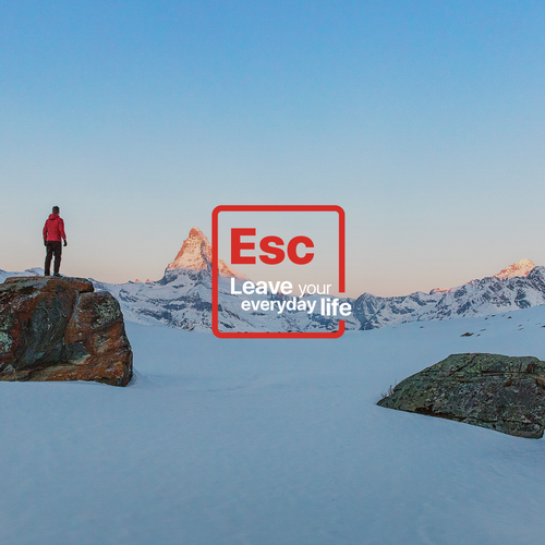 Swiss design with the title 'Logo for Esc'