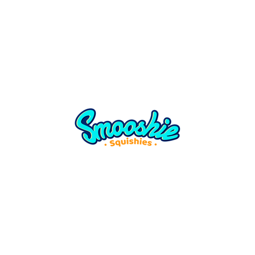 3D font logo with the title 'Design a hip logo for Smooshie'