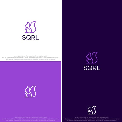 Minimal design with the title 'Logo for a recruiting agency'