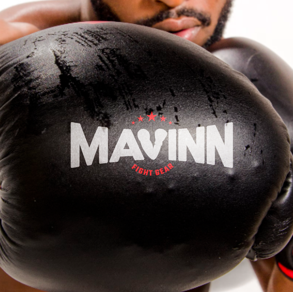 Boxing logo with the title 'MAVINN'