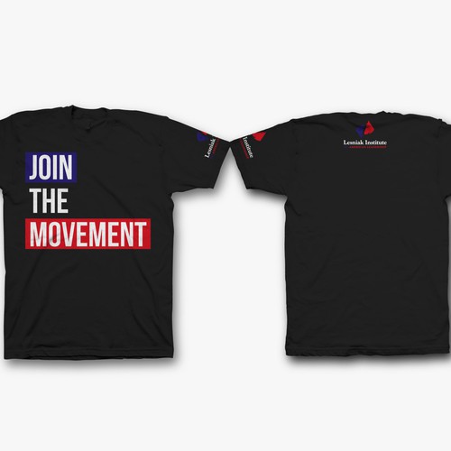 Black t-shirt with the title 'Powerful and Trendy TShirt '