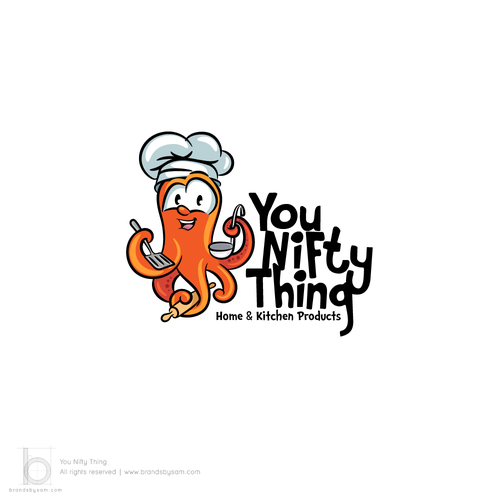 Cook design with the title 'You Nifty Thing - Home & Kitchen Product Company'