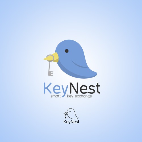 Exchange logo with the title 'Cute logo for sharing economy startup.'