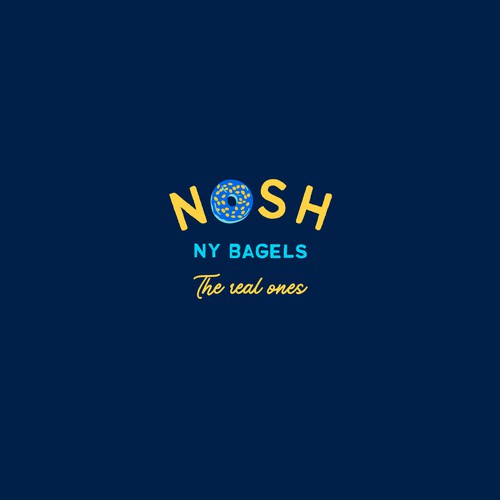 New York logo with the title 'Nosh'