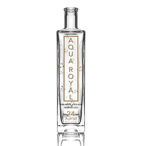 High-quality label with the title 'Label For Luxury Water'