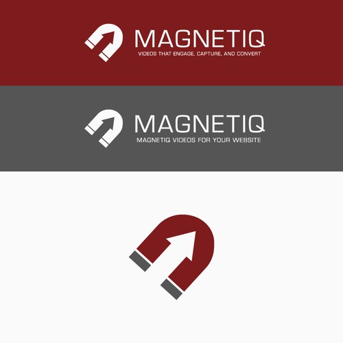 Videography logo with the title 'Logo concept for magnetiq marketing'