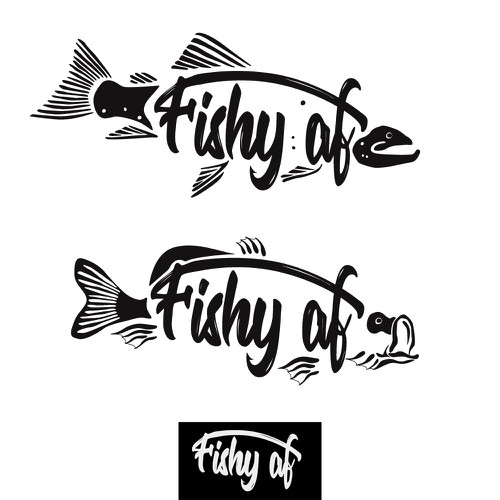 Style logo with the title 'Fishing Lifestyle Brand Logo'