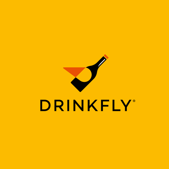 Delivery logo with the title 'Design a clean logo for an alcohol shipping website'