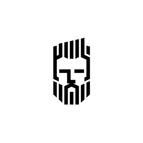 B logo with the title 'The Barber Hub Logo Concept'
