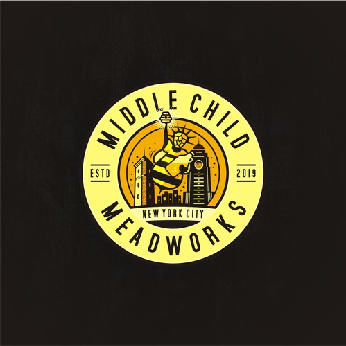 Honeycomb design with the title 'Looking for a contemporary logo design that plays off the company name.'