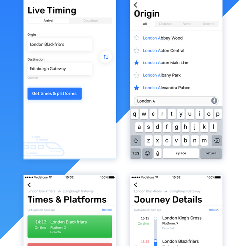 Railway design with the title 'Railboard'