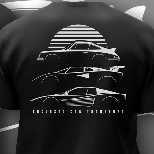 Automotive design with the title 'Transport Company Casual shirt'