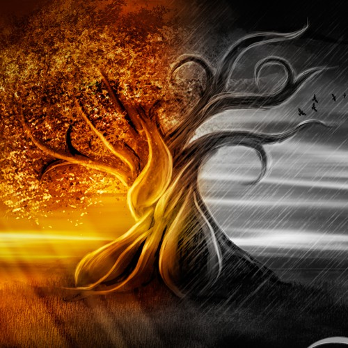 Painting book cover with the title 'Create a design for a quality novel'