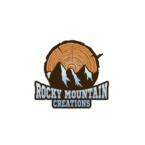 Peak design with the title 'Mountain logo'