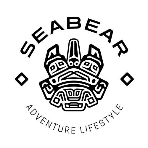 Tribal logo with the title ' Adventure lifestyle life'