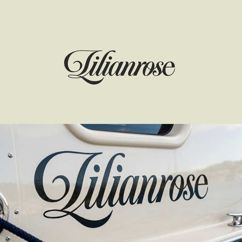 Boat logo with the title 'Lilianrose'