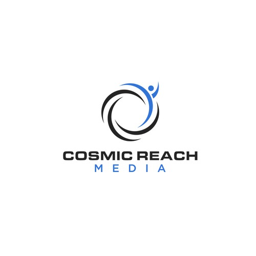 Figure logo with the title 'Cosmic Reach Media'