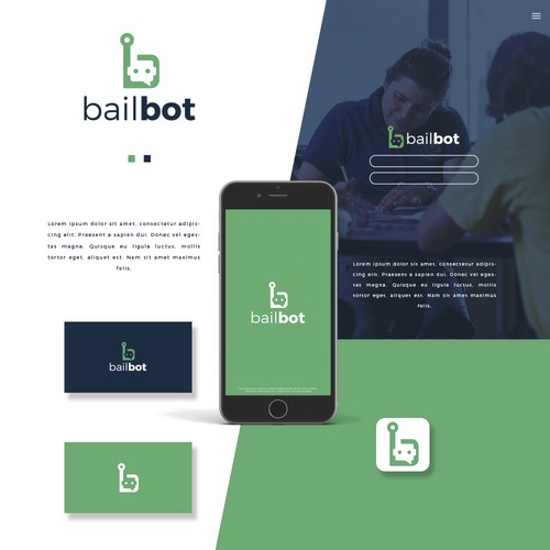 Bot logo with the title 'BailBot'
