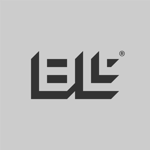 Interior design logo with the title 'BLC monogram'