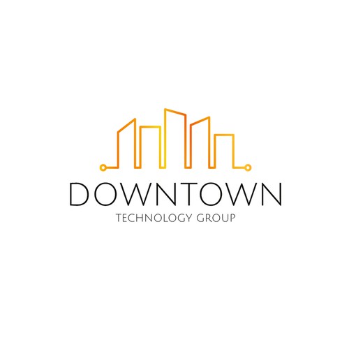 Downtown logo with the title 'Downtown Technology Group Logo'