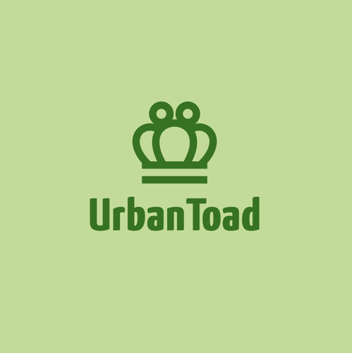 Crown design with the title 'Fresh and modern logo for merchandising company'