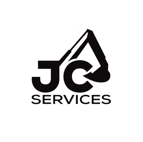 Excavator logo with the title 'JC Services'