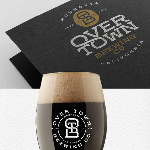 California design with the title 'Logo concept for Brewing Company'